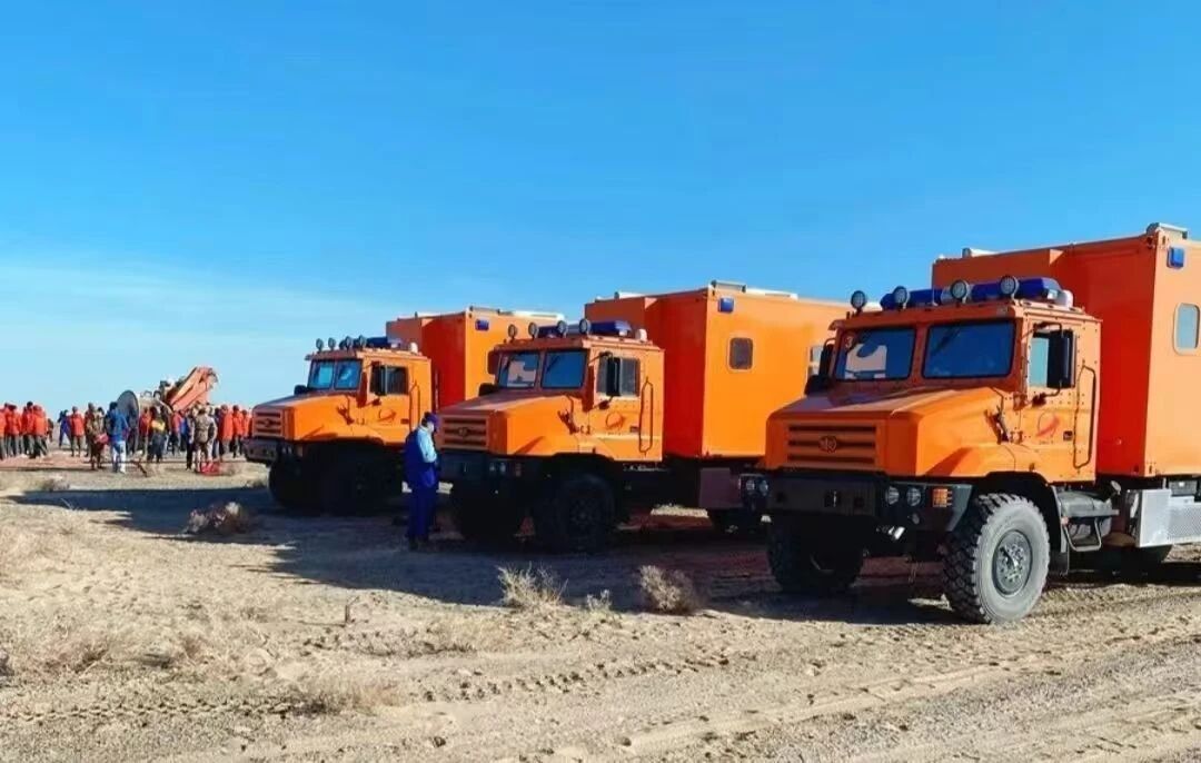 神十九乘组安全着陆,程力医监医保车为宇航员保驾护航