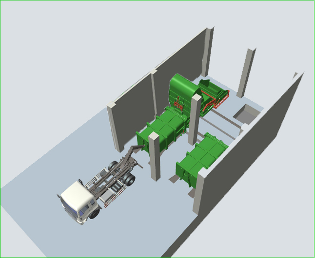 水平分体压缩站 水平分体压缩站